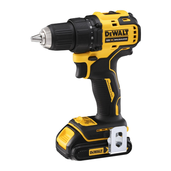 DEWALT XR LI-ION DCD708 MANUAL Pdf Download | ManualsLib