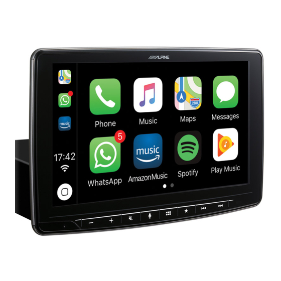 ALPINE ILXF903T6R MANUAL Pdf Download ManualsLib