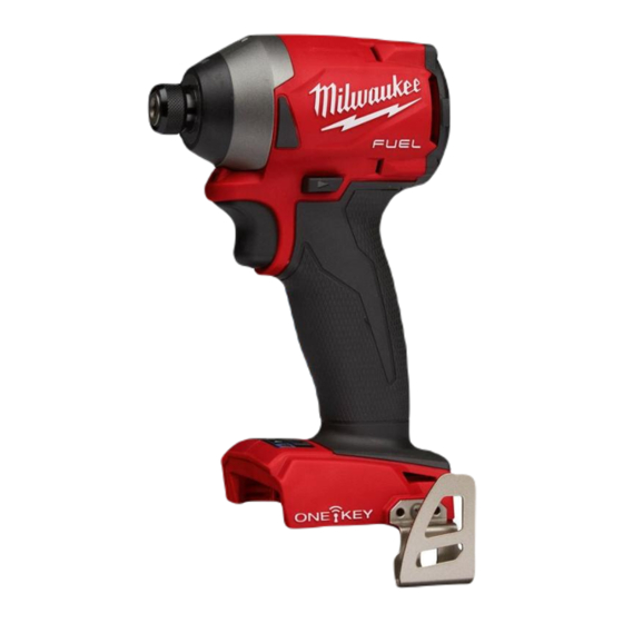 Milwaukee M18 Fuel One-key Oneid2 Operator's Manual Pdf Download 