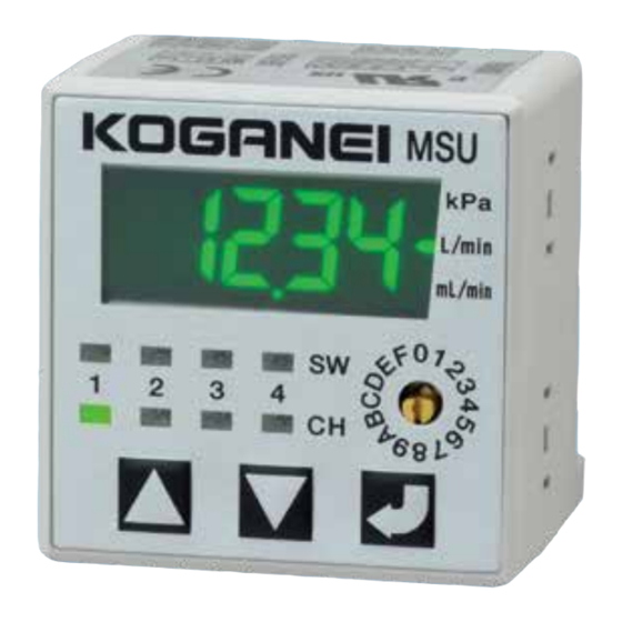 Koganei MSU-PH-EA Series Owner's Manual