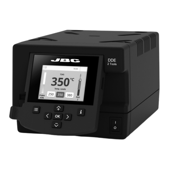 jbc DDE Instruction Manual