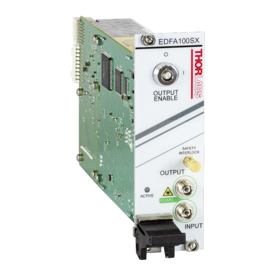 THORLABS EDFA100PX User Manual