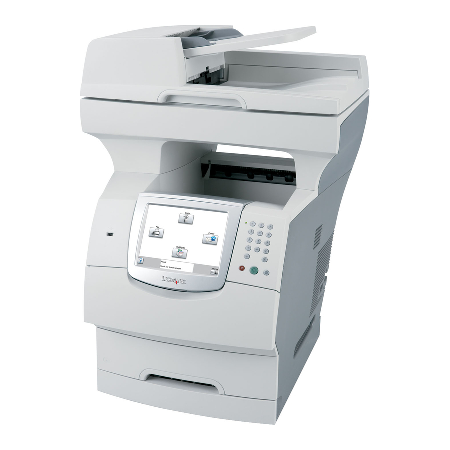 Lexmark X642e Service Manual