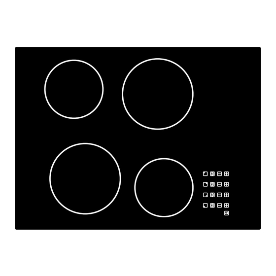 User Manuals: Think Appliances BACE6004 Ceramic Hob
