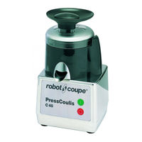 ROBOT-COUPE PRESSCOULIS C40 Instructions Manual