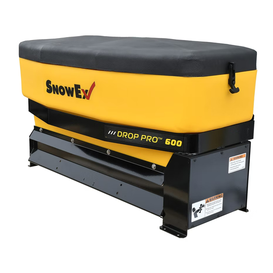 SnowEx Drop Pro 600 Manuals