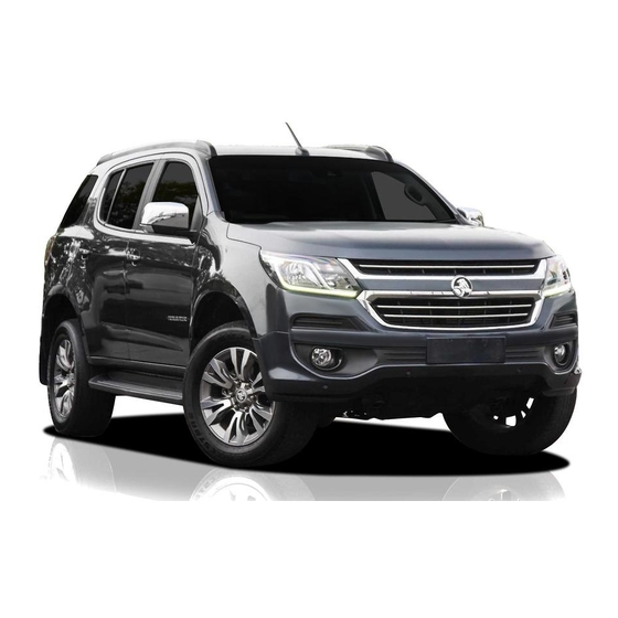 HOLDEN RG Trailblazer 2019 Owner's Manual