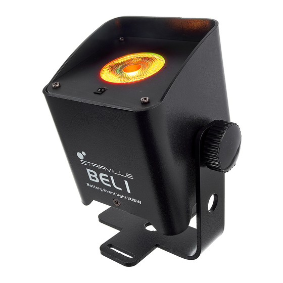 thomann STAIRVILLE BEL1 Battery Event Light 15W Manuals