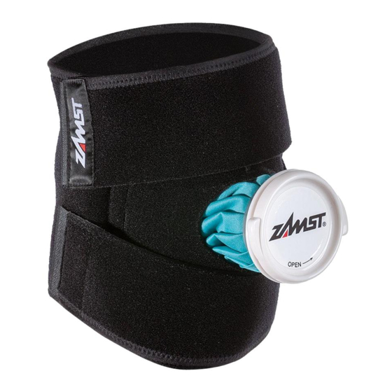 ZAMST IW-1 Instructions For Use Manual