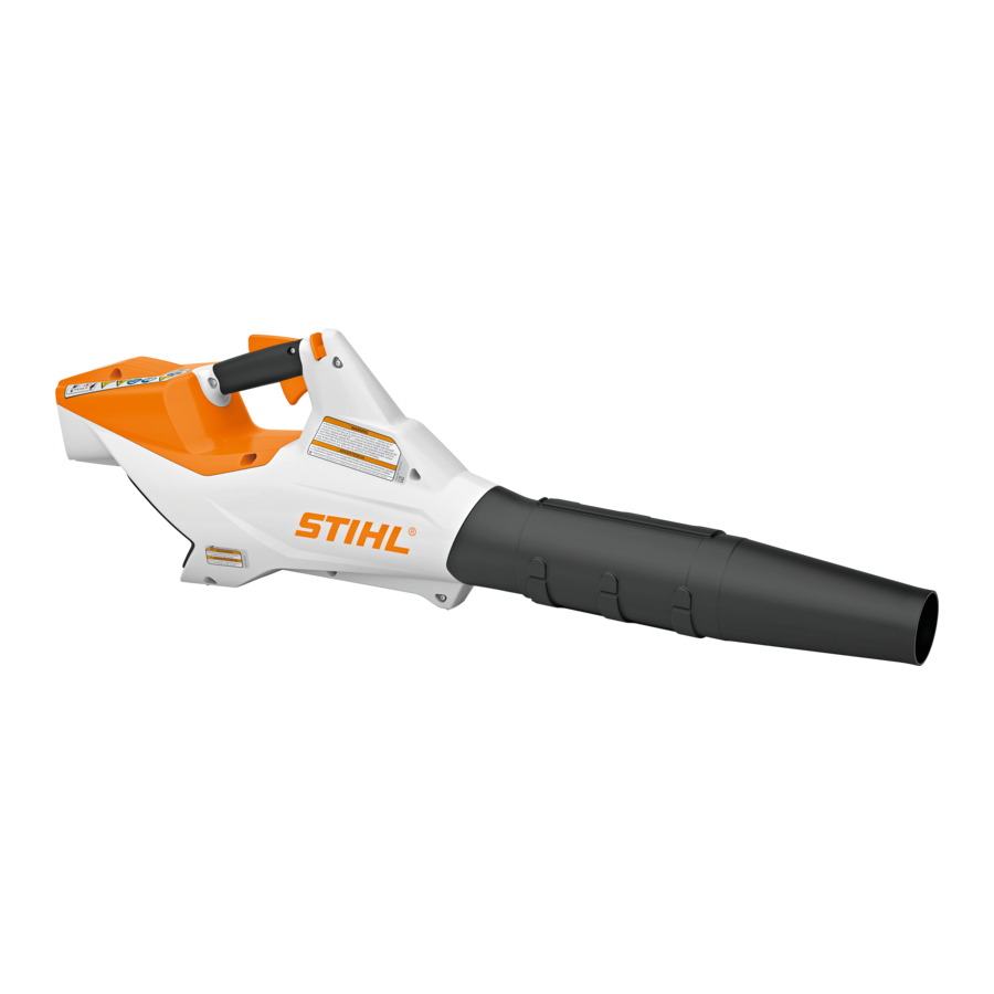 STIHL BGA 86 SERVICE MANUAL Pdf Download | ManualsLib