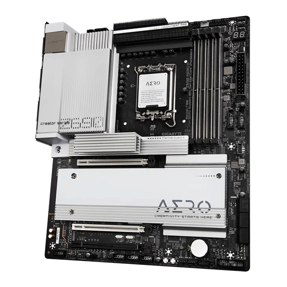 GIGABYTE Z690 AERO D USER MANUAL Pdf Download ManualsLib