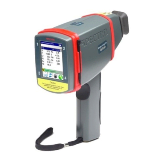 SPECTRO XSORT ORIGINAL OPERATING INSTRUCTIONS Pdf Download ManualsLib