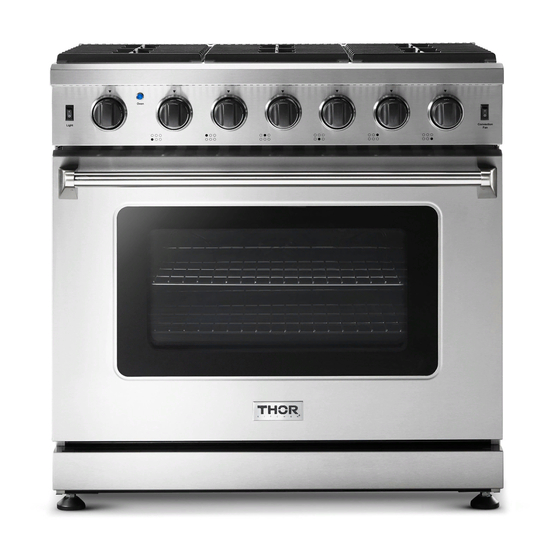 THOR KITCHEN LRG4807U USE & CARE MANUAL Pdf Download ManualsLib