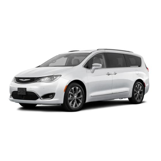 CHRYSLER PACIFICA 2019 QUICK REFERENCE MANUAL Pdf Download | ManualsLib