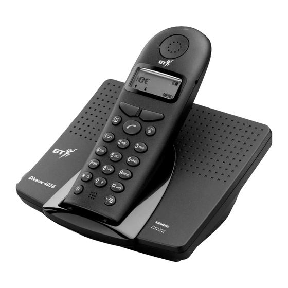 Siemens BT Diverse 4016 Executive User Manual