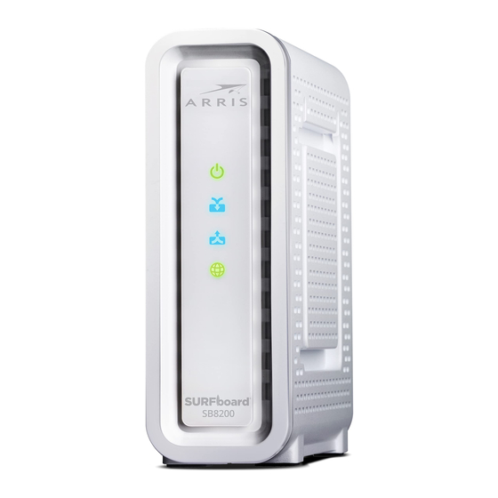 COMMSCOPE ARRIS SURFBOARD SB8200 USER MANUAL Pdf Download ManualsLib