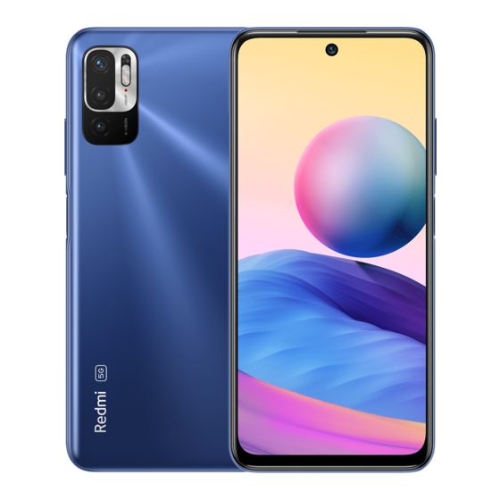 Xiaomi Redmi Note 10 5G Quick Start Manual