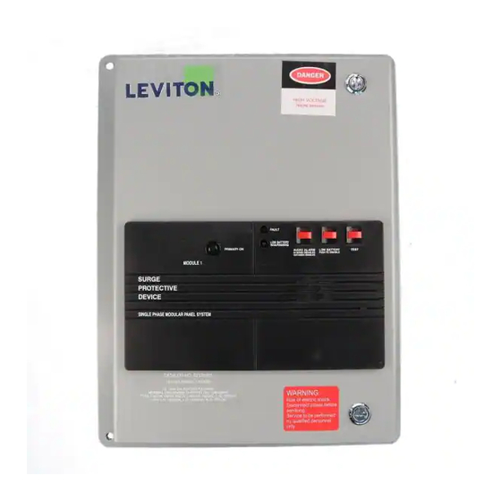 Leviton 52412-DS3 Installation Instructions Manual