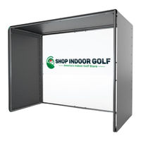 SHOP INDOOR GOLF DIY Golf Simulator Enclosure Assembly Instructions & User Manual