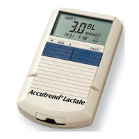 Roche Accutrend Lactate User Manual
