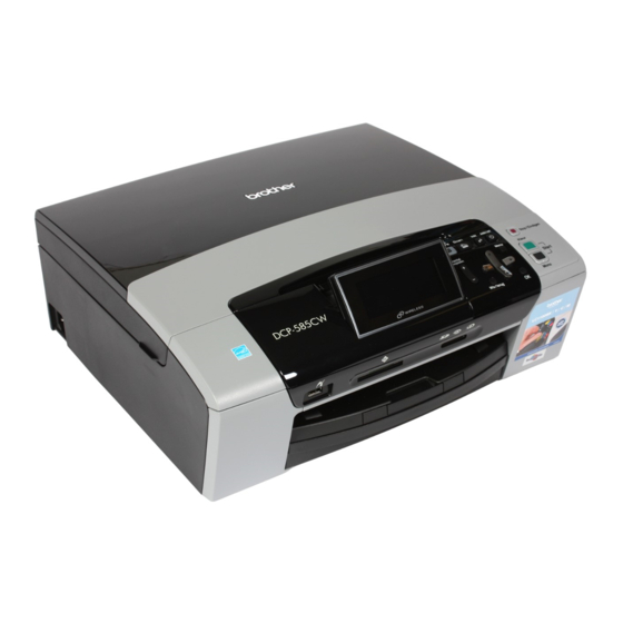 Brother DCP-585CW Quick Setup Manual