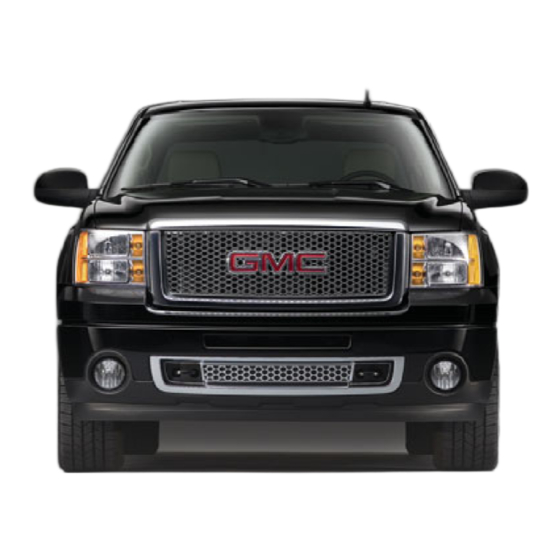 GMC 2009 Sierra Getting To Know Manual