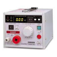 Kikusui TOS8030 Operation Manual
