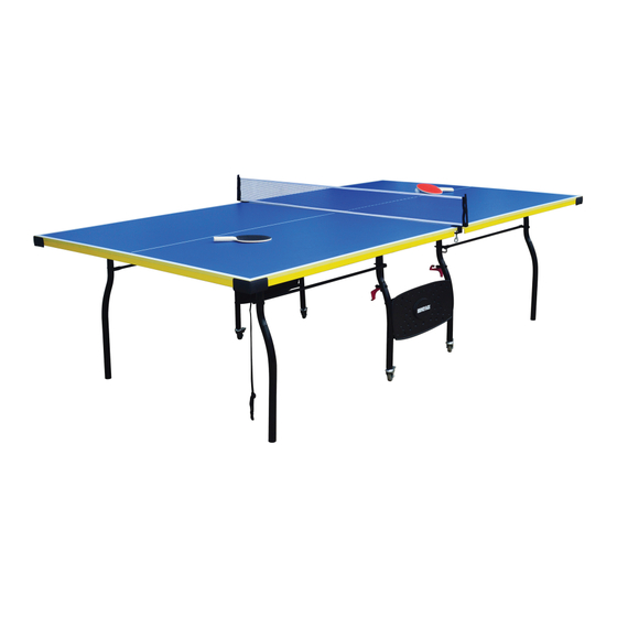 Carmelli BOUNCEBACK 9' TABLE TENNIS Manuals