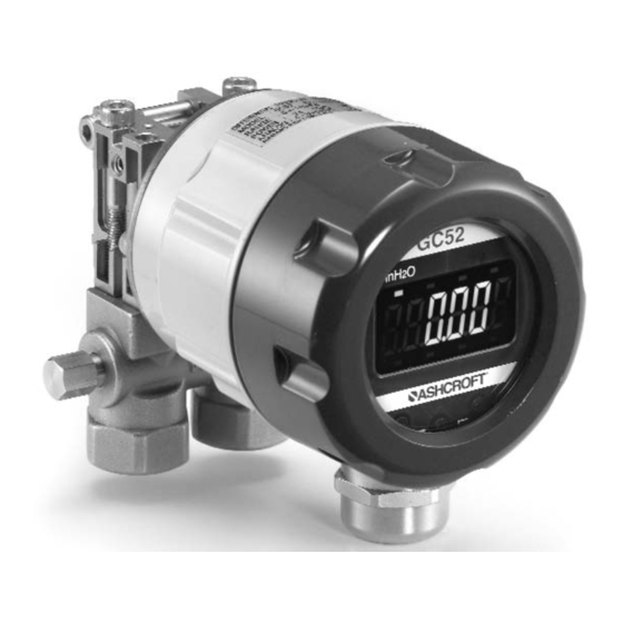 Ashcroft GC52 Product Information Page
