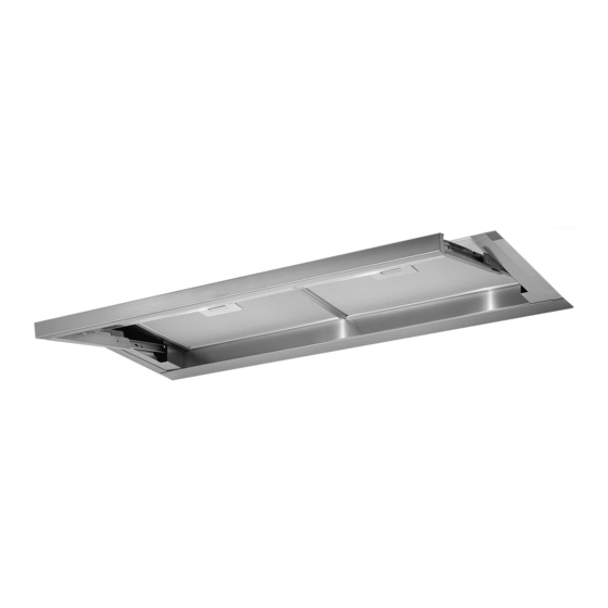 User Manuals: ELICA LEVER Series Built-In Hoods