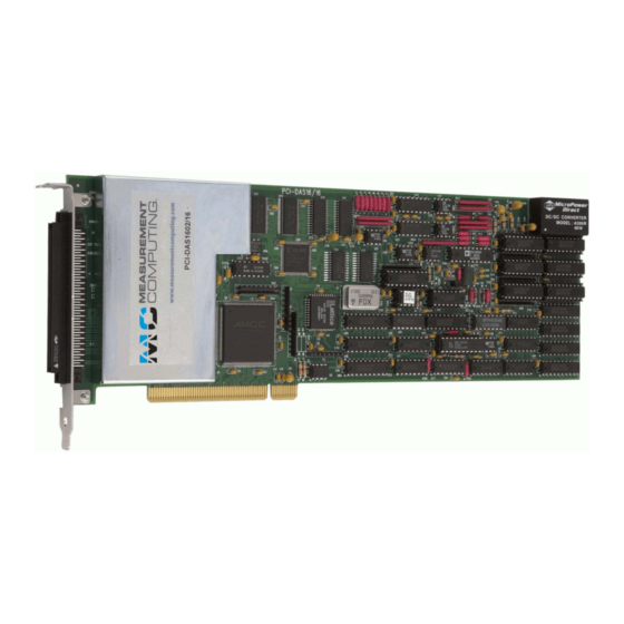 Measurement Computing PCI-DAS1602/16 User Manual