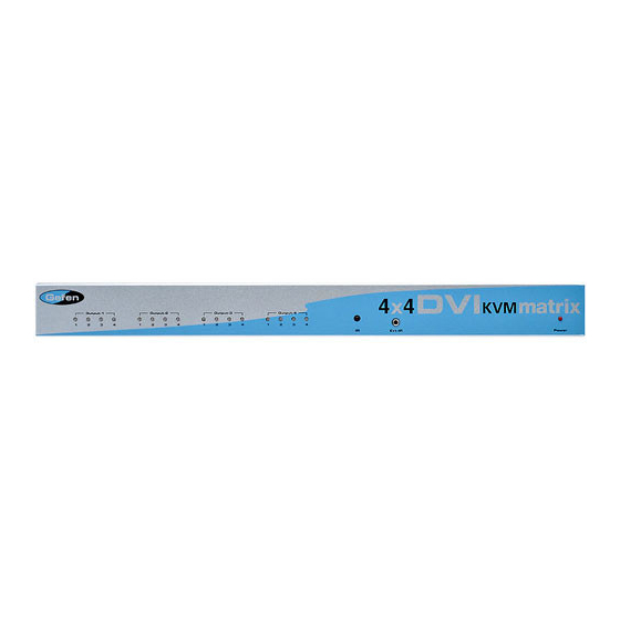 Gefen DVIKVM-444N User Manual