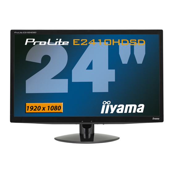 Iiyama ProLite E2410HDSD User Manual