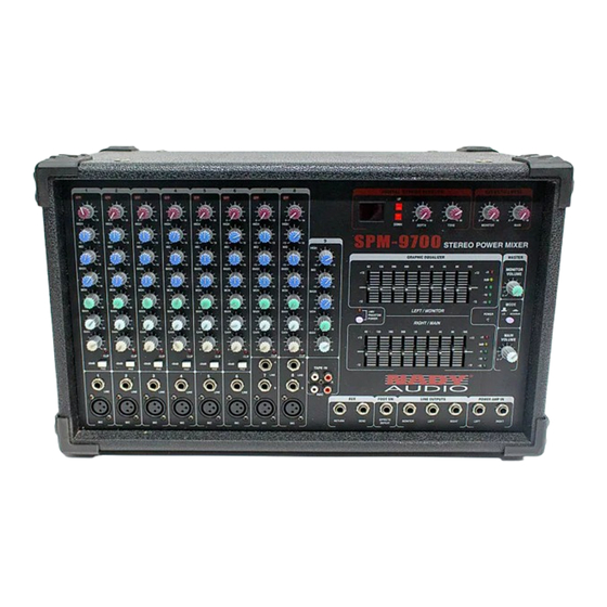 User Manuals: Nady Systems SPM-9700 Stereo Mixer