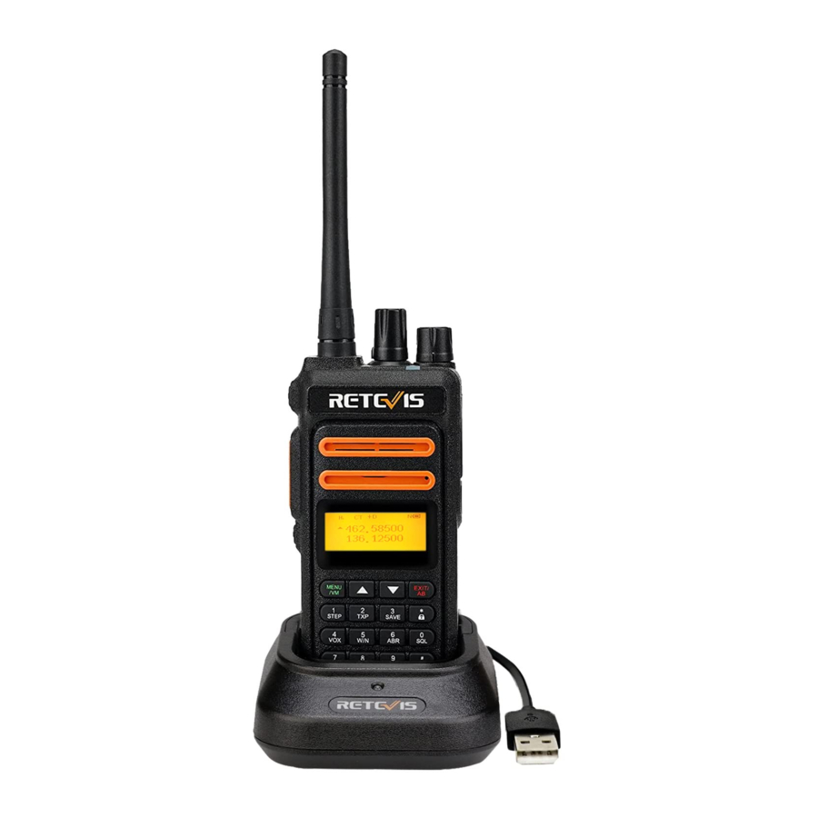 Retevis RT76P - Two Way Radio Manual