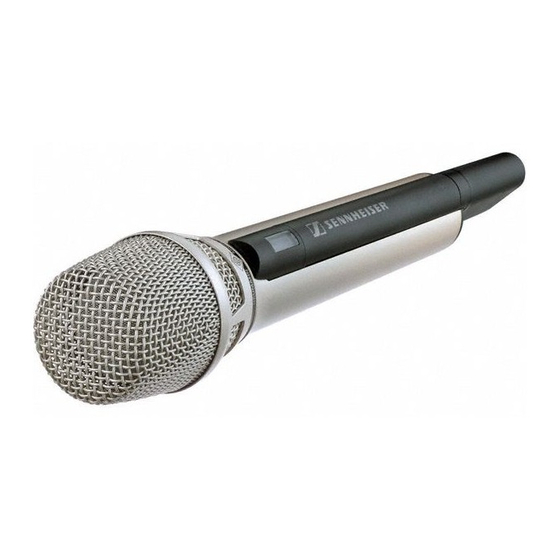 Sennheiser SKM 5200 Instructions For Use Manual