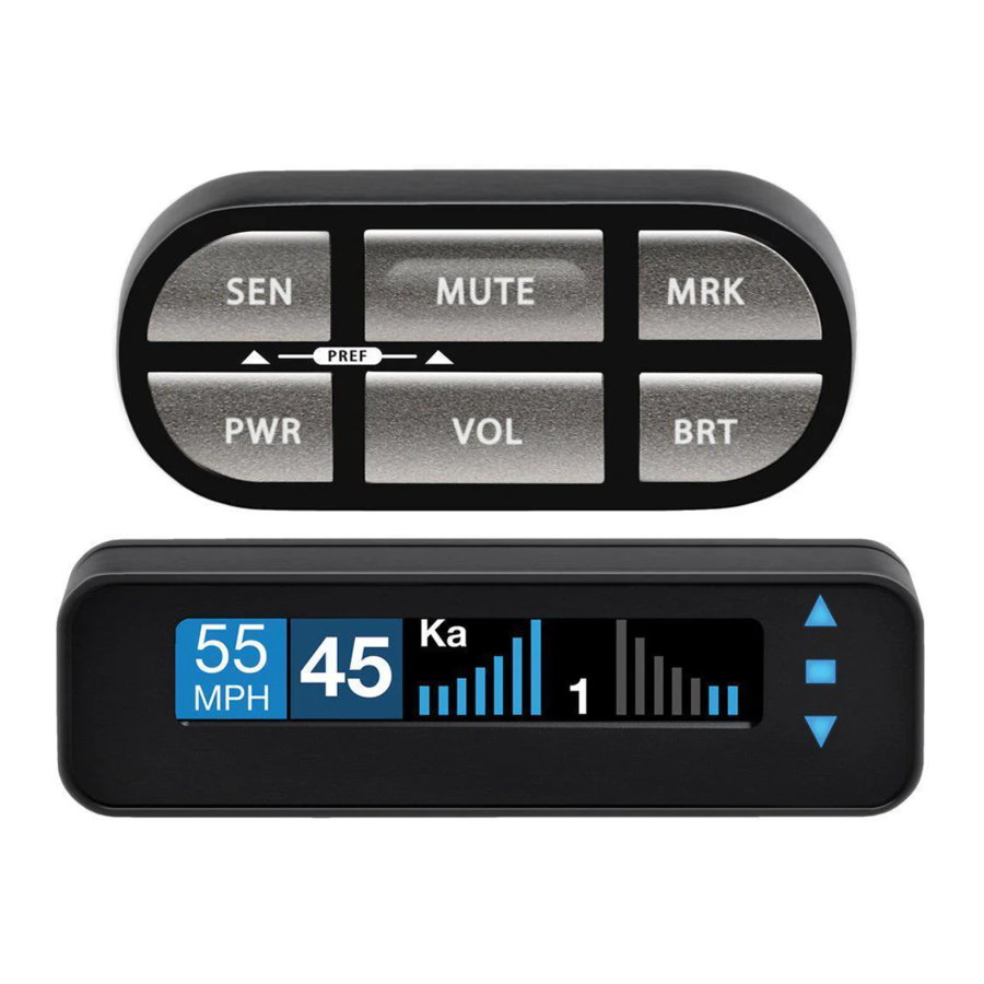 ESCORT MAX Ci 360 - Radar Detector Manual