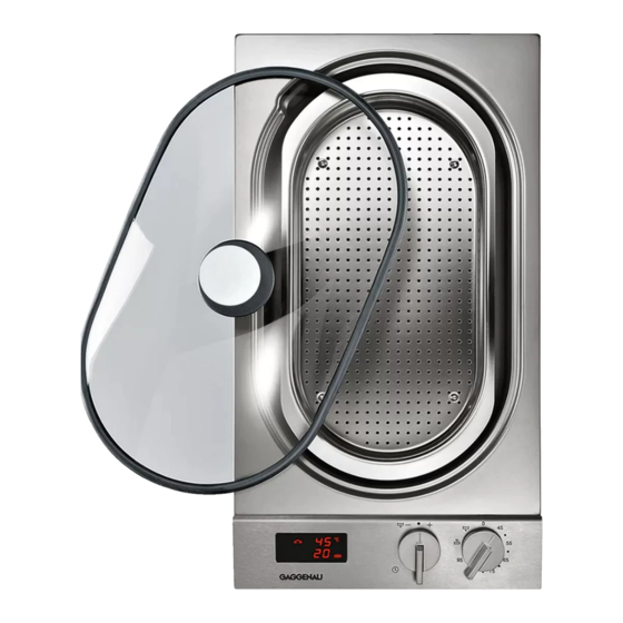 Gaggenau VK 230 711 Operation And Assembly Instructions
