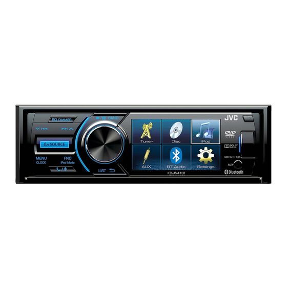 JVC KD-AV41BT Instruction Manual