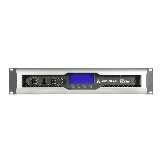 Audiolab STEEL S13.4 DSP Manuals
