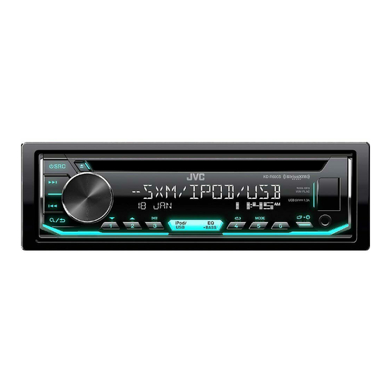 JVC KD-R490 Instruction Manual