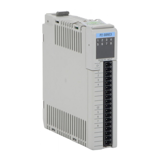 Automationdirect.com Productivity 2000 P2-08NE3 Manual