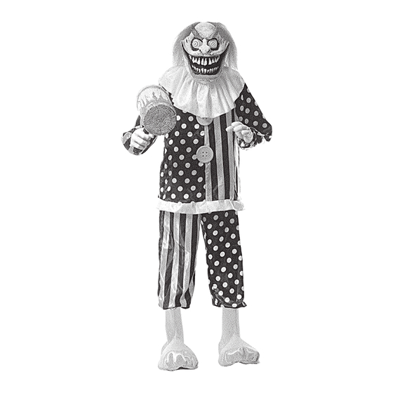 Spirit Wacky Mole Clown Easy Assembly And Operation Instructions