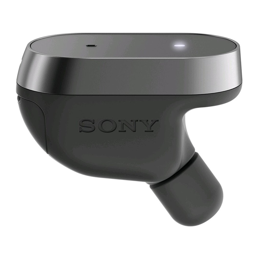 Sony Xperia Ear Troubleshooting Manual