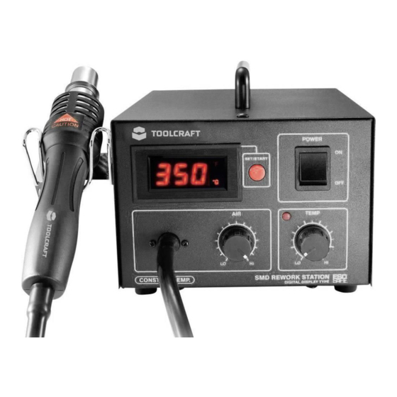 TOOLCRAFT AT 850D Operating Instructions Manual