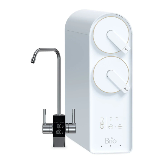User Manuals: BRIO G10-U Water Filtration System