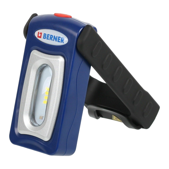 Berner 206958 Instruction Manual