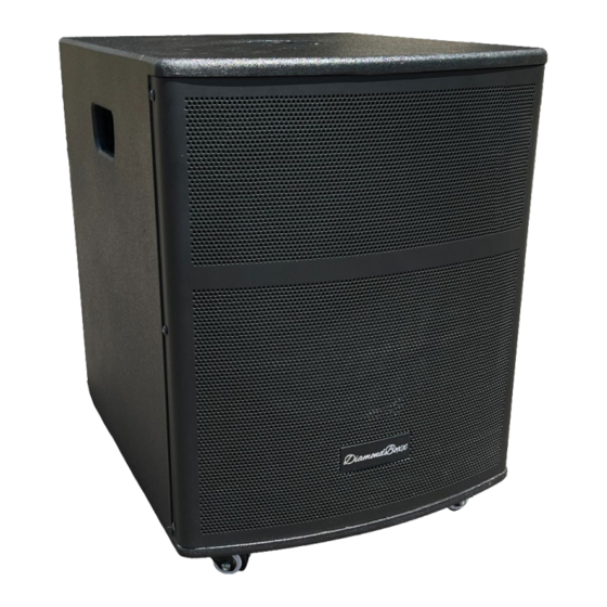 DiamondBoxx PASUB15 Manual