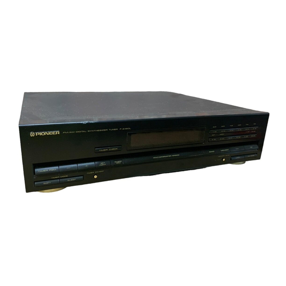 Pioneer F-Z460L Service Manual