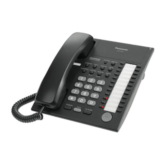 Panasonic KX-T7720 Quick Reference Manual